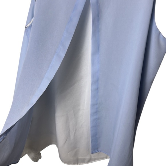 BR Sheer,chiffon,layered blouse,MP ,fairy,whimsical,sleeveless,dainty,loose - Picture 6 of 14